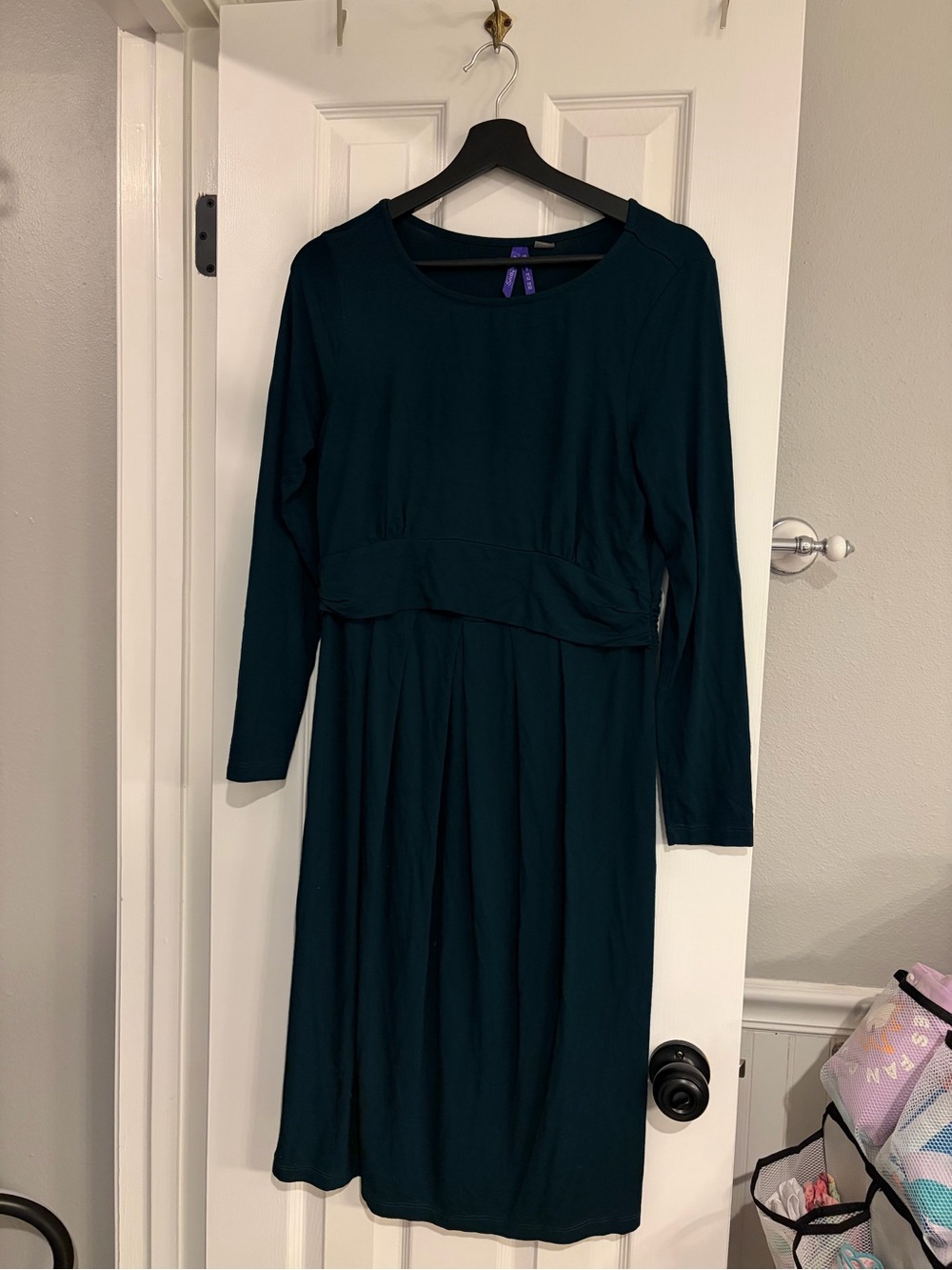 Seraphine Maternity Nursing Dress Women’s Size 8 Green